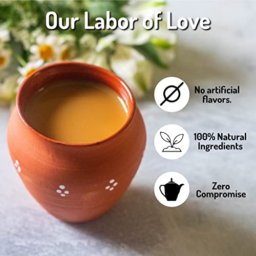 Tea India Masala Chai - Premium Black Tea with Spices, 80 Teabags