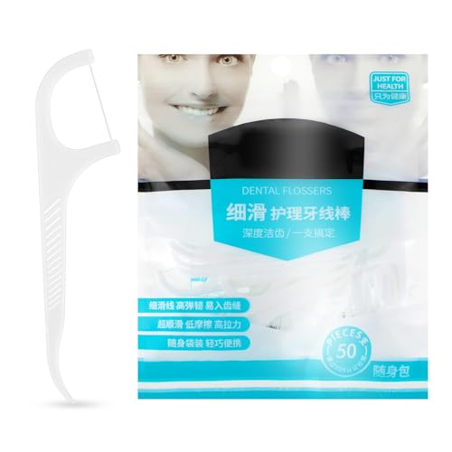 WLLHYF Portable Automatic Dental Floss Dispenser & Travel Case with Picks