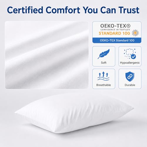 ZPECC Queen Size Pillow Case Set of 4 - Soft Microfiber Covers