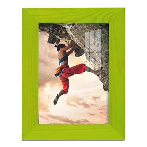 3.5x5 Solid Wood Picture Frame with High Definition Glass
