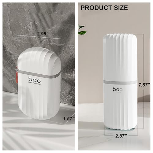2 Pc Travel Toothbrush & Soap Case Set - Clear Leakproof Holders