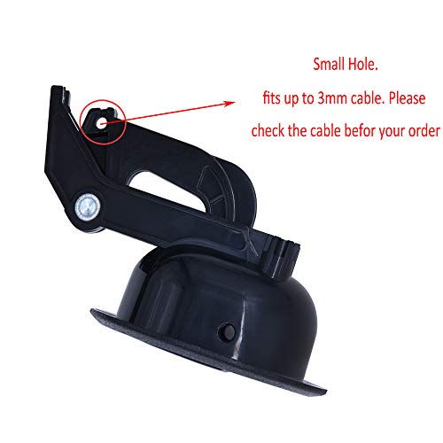 Universal Recliner Replacement Handle with Cable Hook - Fits 3mm Cables
