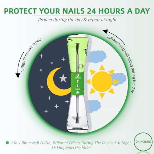 Soralis Nail Biting Treatment & Thumb Sucking Deterrent - 2-in-1 Polish