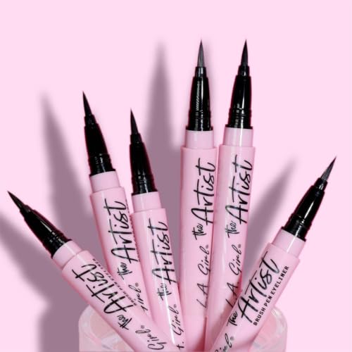 L.A. Girl Artist Brush Pen Liquid Eyeliner Inky Black
