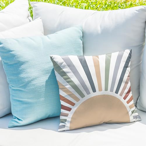 18x18 Inch Calming Corner Throw Pillow Cover - Double-Sided Boho Sunshine Design, Kids Classroom Gift