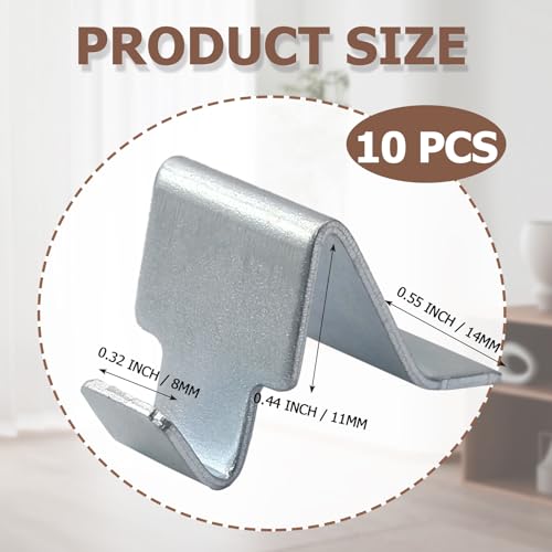 10 Metal Shelf Clips for Adjustable Heights | Tool-Free Installation