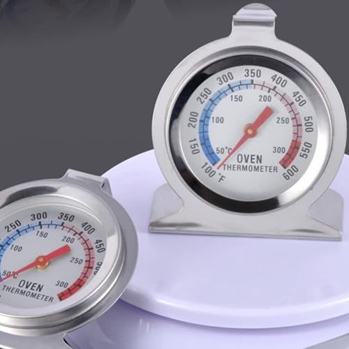 Stainless Steel Oven Thermometer 50-300°C | Instant Read Cooking Tool