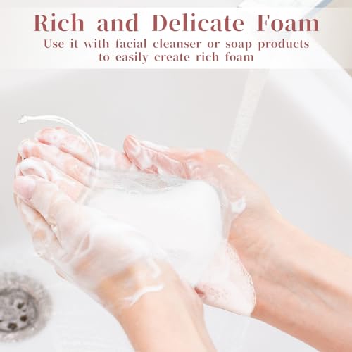Giantree 20 Pcs Mesh Soap Bags with Drawstring - Exfoliating Soap Pouch Saver for Shower and Bath (10.3 x 9.7 cm)