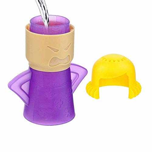 Angry Mama Microwave Steam Cleaner - Heat-Resistant Purple Kitchen Tool