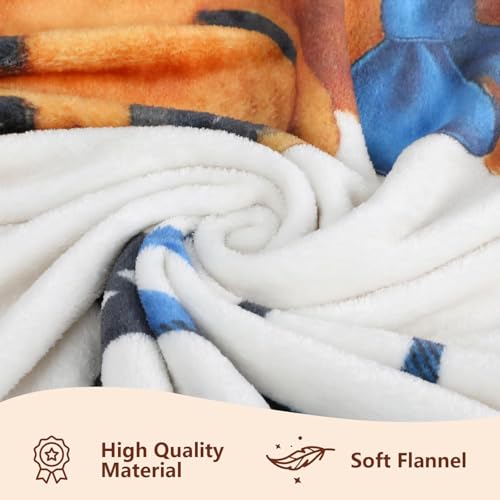 Pink Heart Fleece Throw Blanket – Soft Flannel Couch & Bed Cover, 50x60 Inches