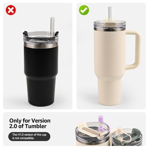 MOLOSLEEVE Straw Toppers for Stanley 30oz/40oz Tumblers - Blue