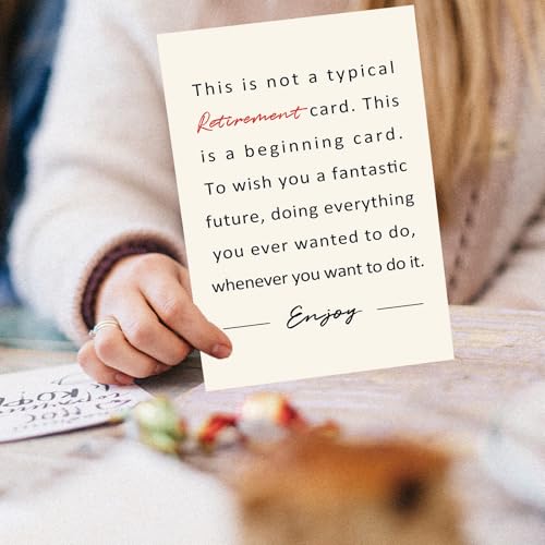 Funny Retirement Card with Envelope - Perfect Farewell Gift