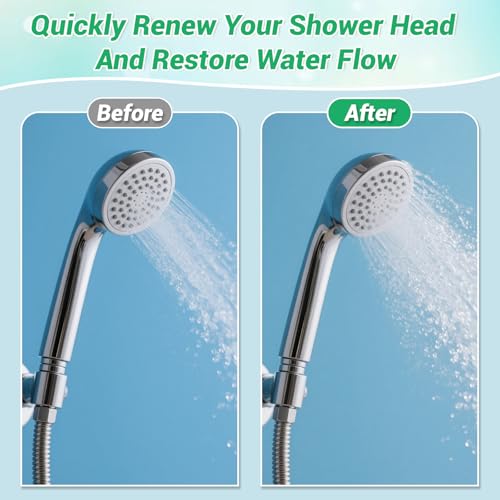 MAPVOLUT 70-in-1 Shower Head Cleaner Kit - Pink, White, Orange, Green, Blue