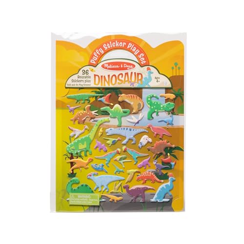 Melissa & Doug Dinosaur Puffy Sticker Play Set with Reusable Stickers