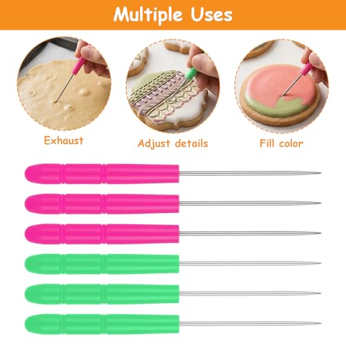6 PCS Cookie Decorating Scribe Tools Set - Ergonomic & Precision Tips