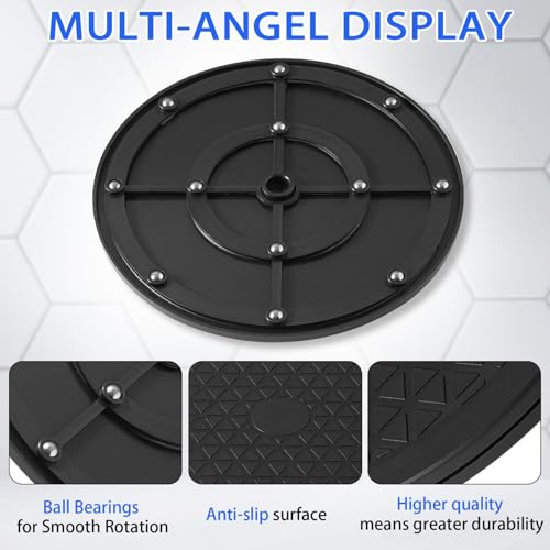 8 Inch Heavy Duty Lazy Susan Swivel Stand with Steel Bearings