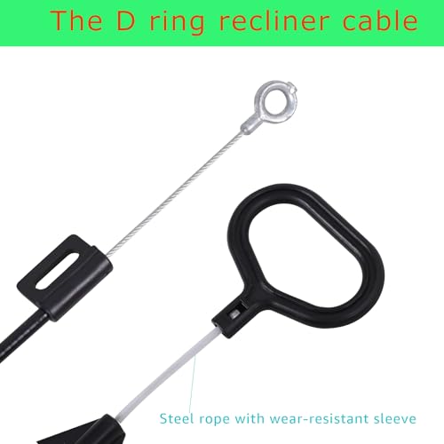 Basysion Rectangular Recliner Pull Handle Replacement Cable 22in for Lazyboy & More