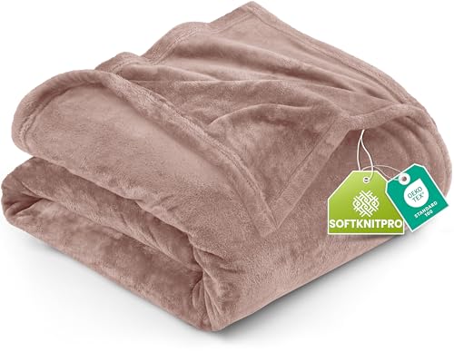 Utopia Bedding Soft Fleece Blanket Twin Size Rose Pink 60x80