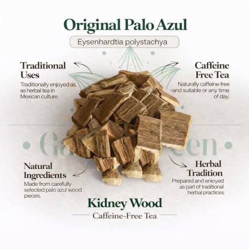 Palo Azul Tea (Eysenhardtia polystachya) 2.1oz - Authentic Mexican Blue Sticks