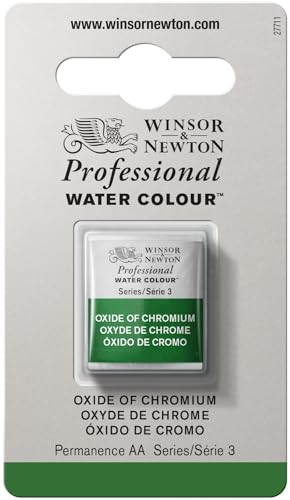 Winsor & Newton Professional Watercolor Half Pan - Oxide of Chromium
