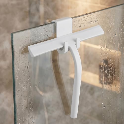 Silicone Shower Squeegee for Streak-Free Glass & Mirrors