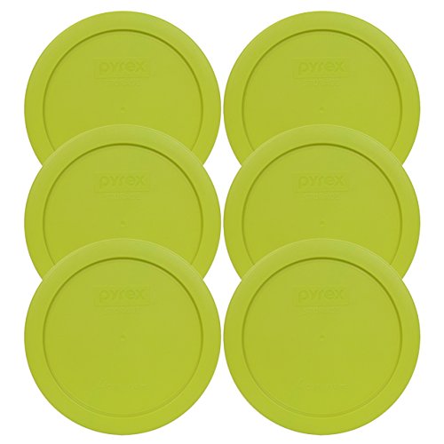 Pyrex 7201-PC 4-Cup Edamame Green Replacement Lids (6-Pack)
