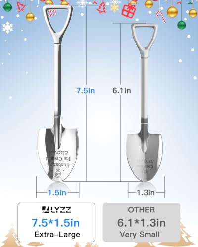 Large Ice Cream Shovel for Men - Husband Christmas Stocking Stuffer - White Elephant Gift