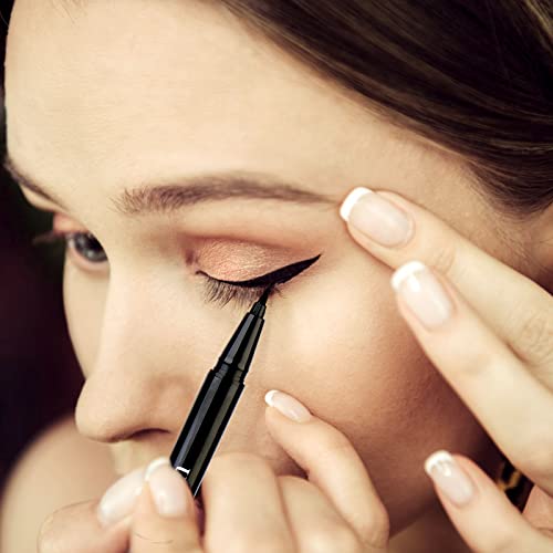 UNIMEIX Waterproof Liquid Eyeliner Pen - 12H Long-Lasting Black Eye Liner