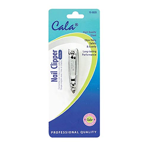 Cala Stainless Steel Nail Clipper with Nail File for Grooming