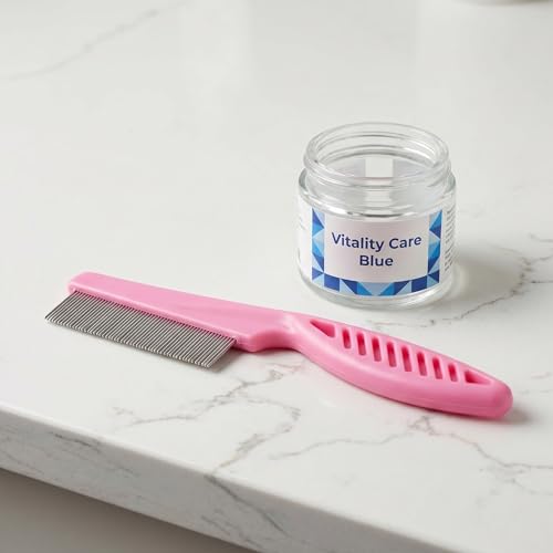 Fepibur 4-Pack Stainless Steel Fine-Tooth Combs for Hair and Scalp Care