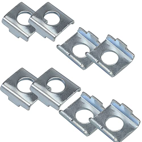 8 Pack Training Wheels Vertical Bracket for Children's Bicycle Stabiliser Support Bar Rod Locating Mount Plate Gasket 23mm+25mm Universal for Kids Bike Auxiliary Rubber Flash Mute Wheel