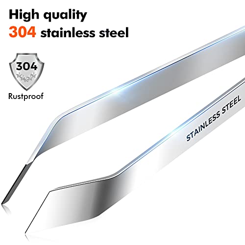 Rainspire Stainless Steel Fish Bone Tweezers Remover Tool Set