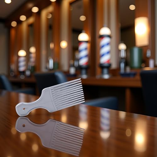 GANPUB Salon Barber Pick Comb - Dual-Purpose Hair Styling & Detangling Tool