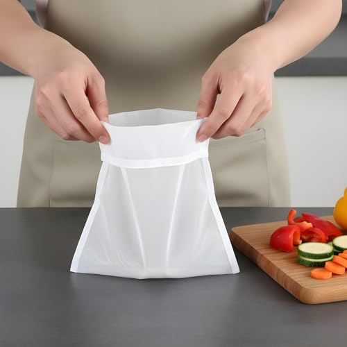 6 Pack White Nylon Straining Bags for Home Brewing & Wine Making