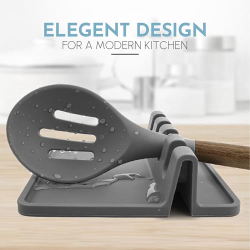 Silicone Utensil Rest Pad - Heat-Resistant Kitchen Tool Organizer