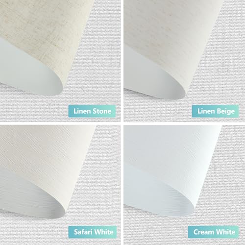Aprilsmart 100% Blackout Motorized Roller Shade Fabric Sample