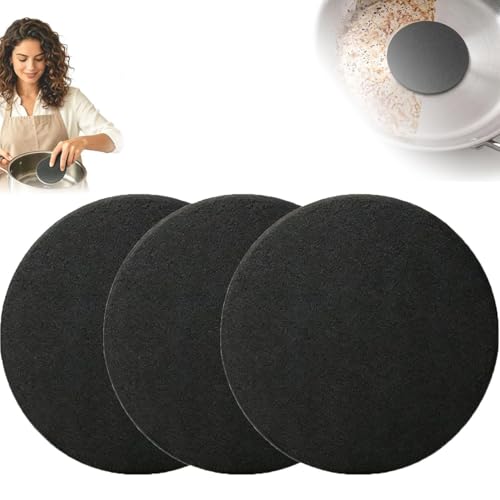 Steel Sponge for Stainless Steel Pans and Cookware (3 Pack)