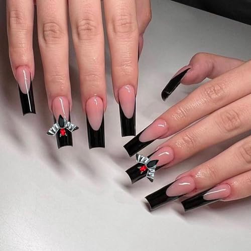 Dulyork 20Pcs 3D Bat Halloween Nail Charms Alloy Rhinestones