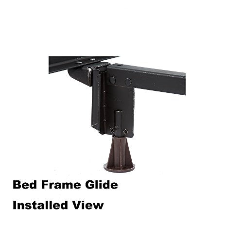 Home's Place Universal Bed Frame Glide Feet Replacement - 4 Pack