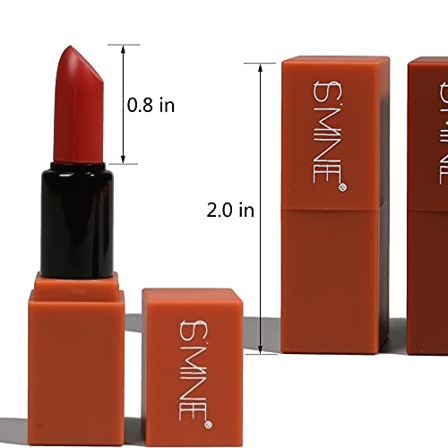 IS'MINE 5-Piece Mini Matte Lipstick Set Velvet Nude Waterproof Makeup