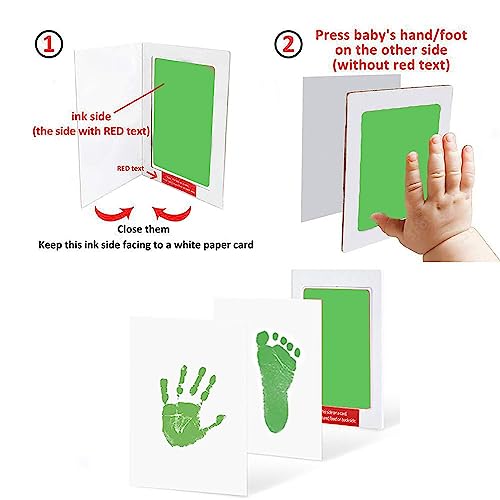 Inkless Handprint and Footprint Kit for Newborns - 4-Pack