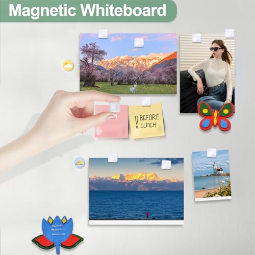 15 Pcs Clear Glass Fridge Magnets - Cute Decorative Holders