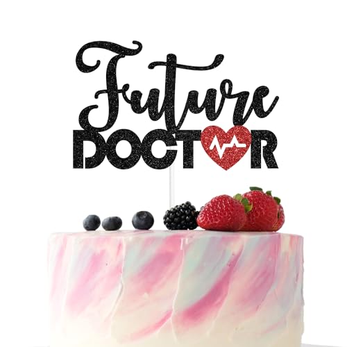 Future Doctor Cake Topper for Medical School Graduation