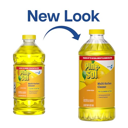 Pine-Sol Multi-Surface Cleaner, Lemon Fresh, 40 oz - Professional Strength