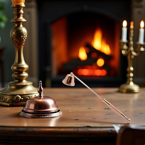 Rose Gold Candle Snuffer - Vintage Stainless Steel Tool