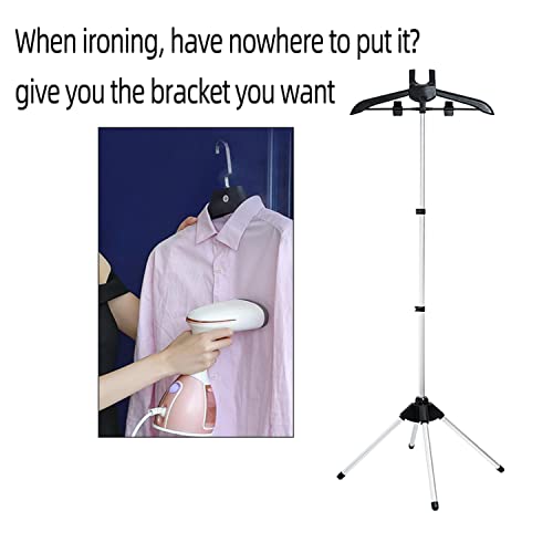 TONINT Garment Steamer Hanger with Ironing Gloves, Portable Clothes Steamer Rack