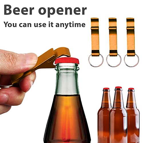 Gadgetime USA Beer Cap Opener Set - 4 Stainless Steel Tools