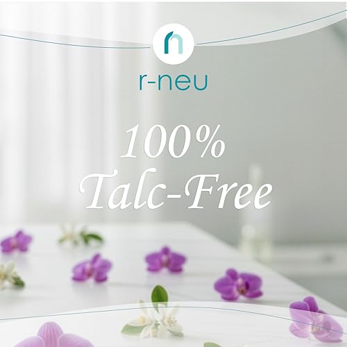 R-NEU Talc-Free Body Powder - Majestic Orchid 5 oz with Plush Puff