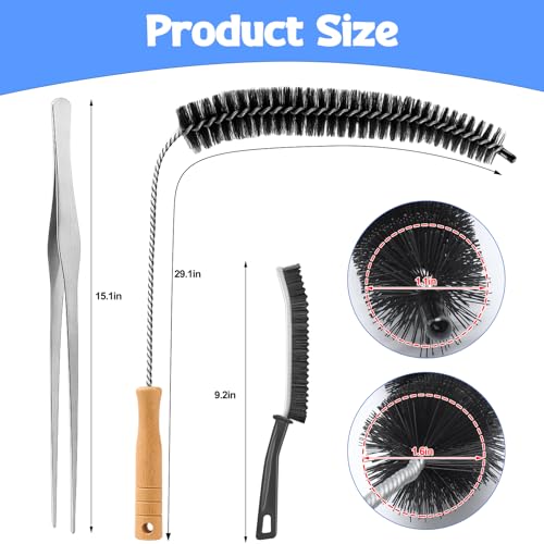 Palksky Dryer Vent Cleaner Kit - 3-Piece Flexible Tool Set
