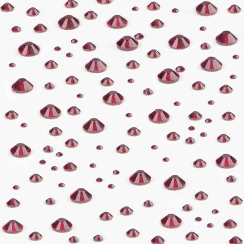 NCB Hotfix Rhinestones 8000pcs Rose Pink Crystal Glass Gems for Crafts